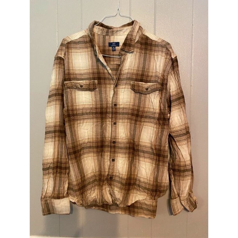 George Plaid Button Up 3xl